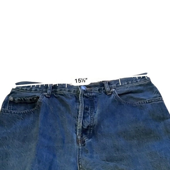 Everlane The 90s Cheeky Jeans Womens 30 Regular Blue Organic Cotton Button Fly - Picture 9 of 11